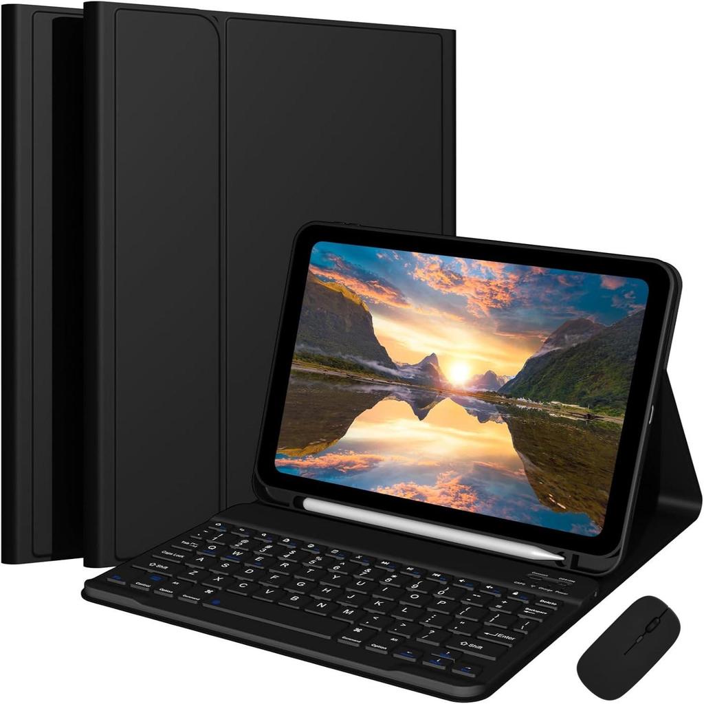 2025 Red Xiaomi Redmi Pad 2 Tablet Case with Wireless Bluetooth Keyboard SE11