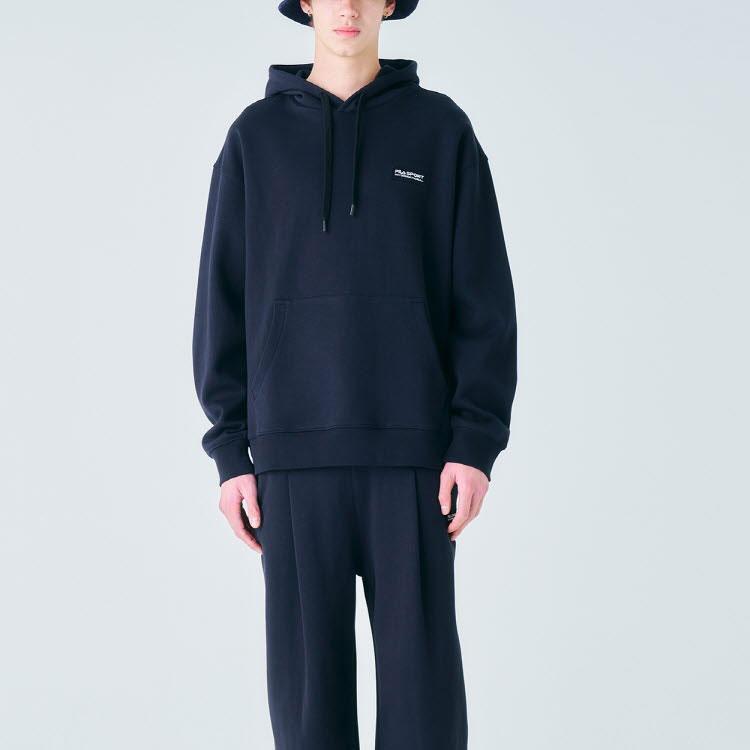 FILA Sweatshirts Unisex Black Hooded Moderate Regular FS2POF1132X-BLK
