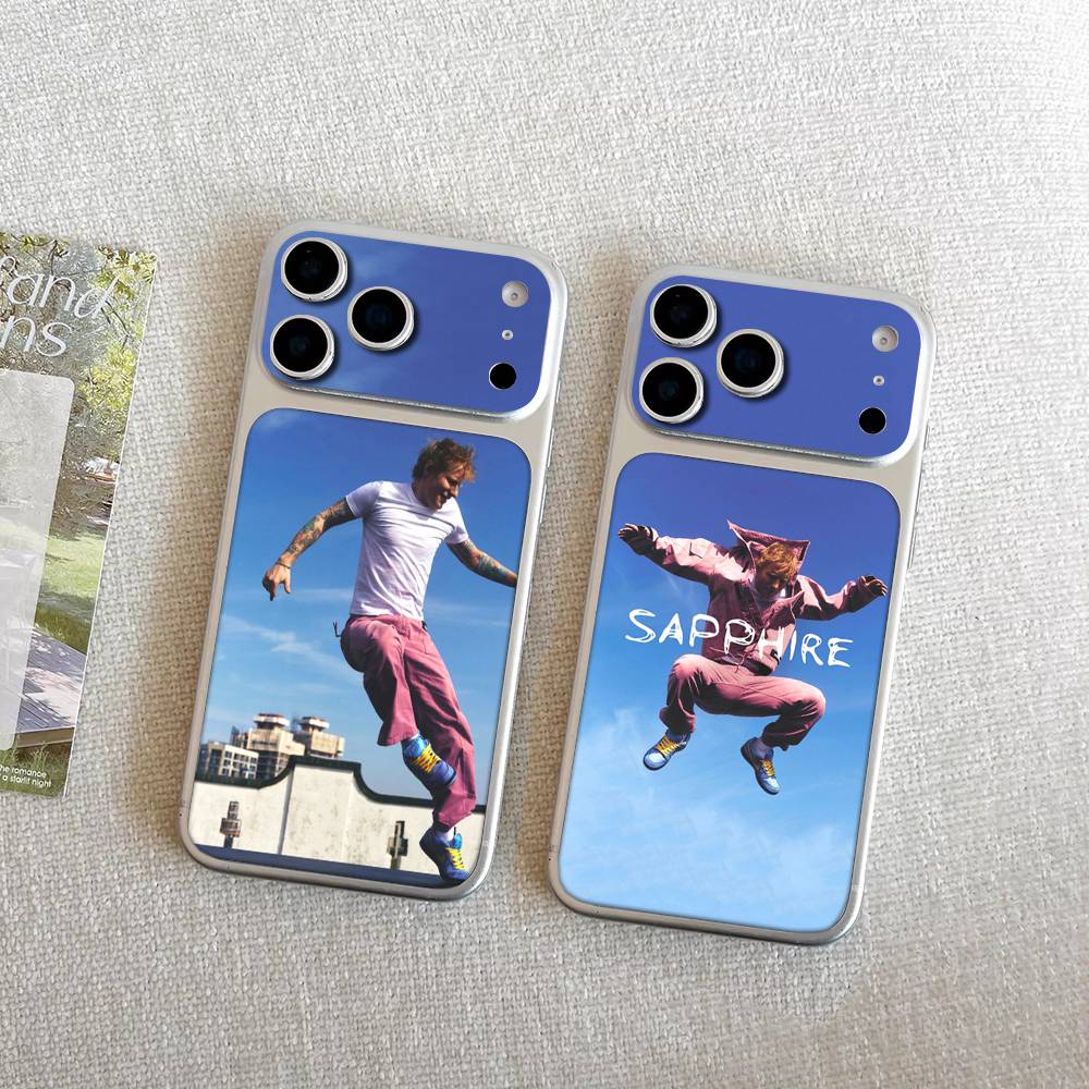 Singer E-Ed Sheeran For iPhone 17 pro max New Print Back Cover Decal Wrap Skin Rear Protective Sticker Film Creative