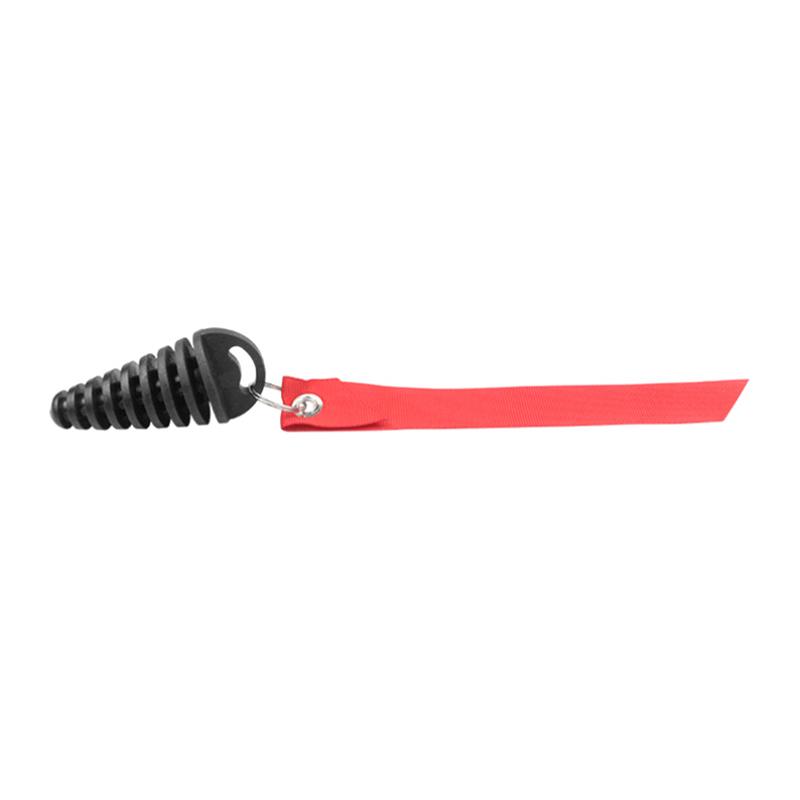 Exhaust Pipe Stopper Blow-Down Silencer Plug Exhaust Muffler Waterproof Wash Plug Silicone Off-Road Motorcycle Keychain