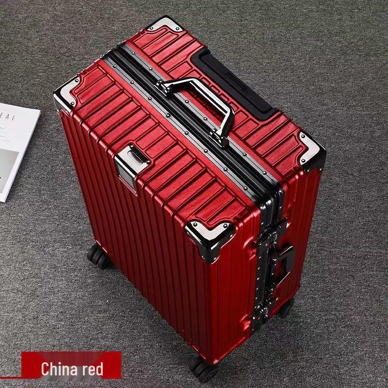 

Aluminum Frame 20 Carry-on & 28 Large Capacity Luggage with Combination Lock for Men, Women, and Students