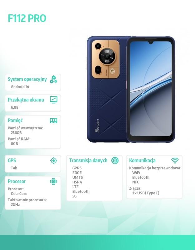 Smartphone F112 Pro Blue