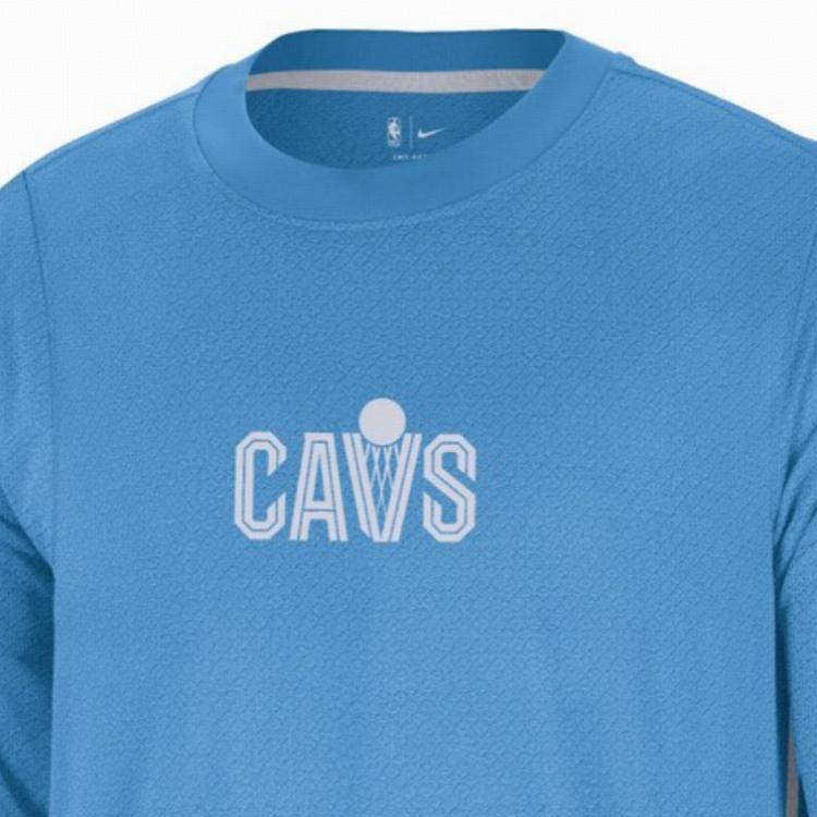 Nike Dri-Fit NBA Color Block Long Sleeve Basketball Shirt Unisex tops FZ0088-462
