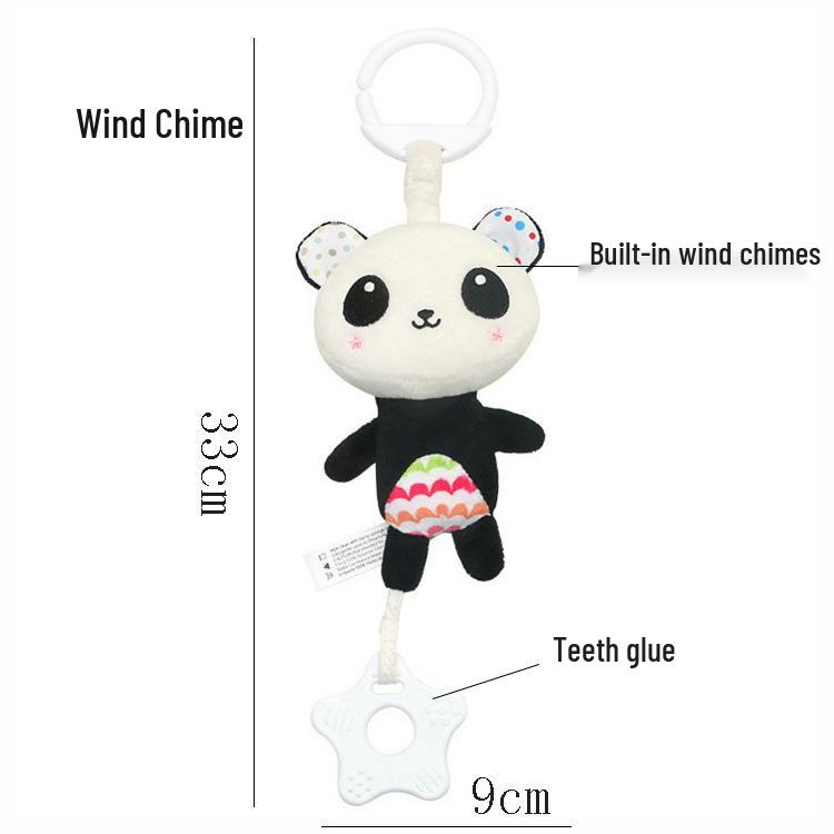 BB Sky Baby Plush Wind Chime: Cute Bear & Rabbit Stroller or Bed Hanging Toy