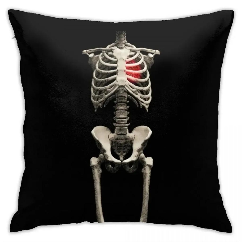 Halloween horror skull pumpkin bat cushion is suitable for home living room sofa bedroom room decoration