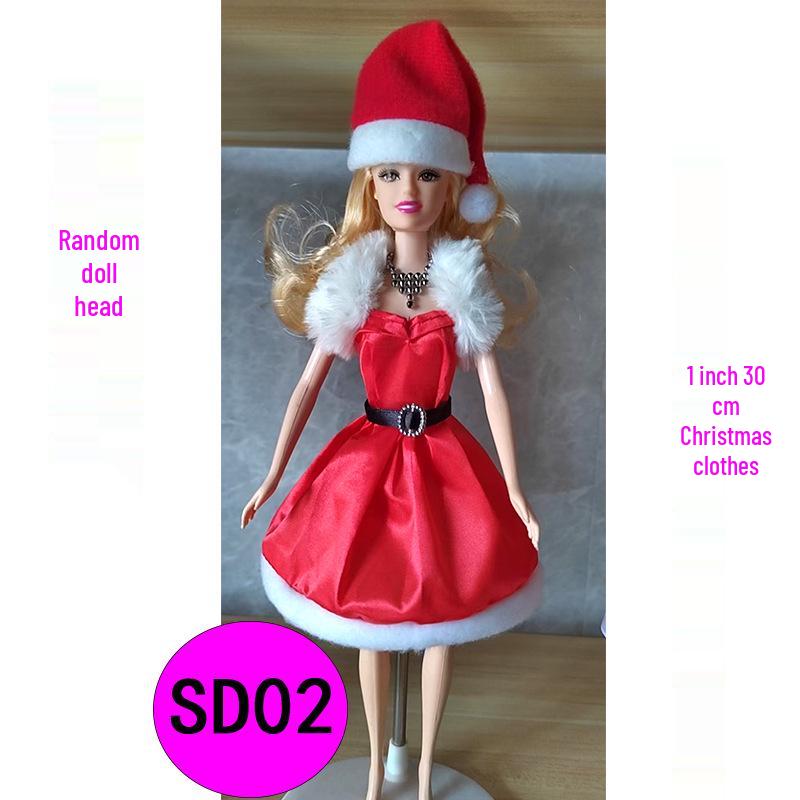 Christmas Doll Clothes Set for BJD and Reborn Dolls - Limited Edition Fashion for Children