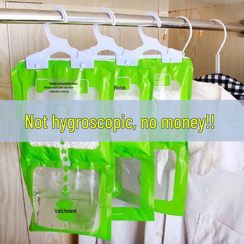Home Wardrobe Hanging Dehumidifier Bag – Moisture & Mildew-Proof