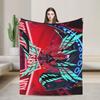 Vox Hazbined Plush Blankets  Creative Throw Blankets for  Sofa Bedding Lounge 150*125cm Bedspread