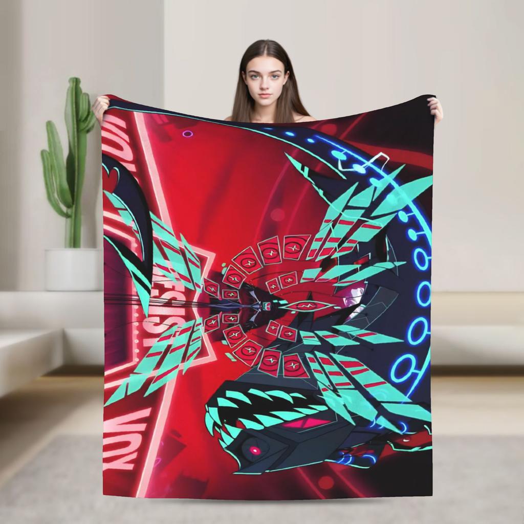 Vox Hazbined Plush Blankets  Creative Throw Blankets for  Sofa Bedding Lounge 150*125cm Bedspread