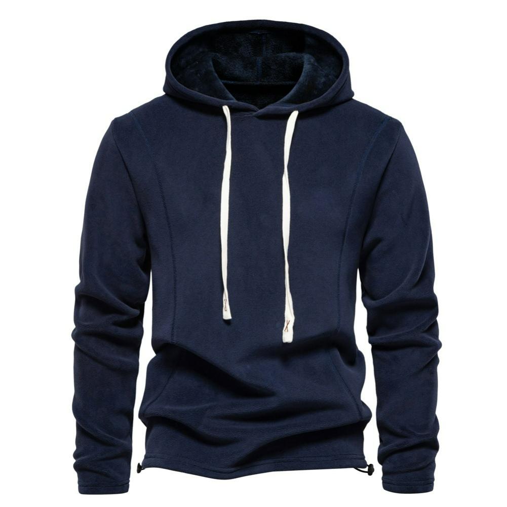 Herren Herbst- und Winter Stehkragen Halbreißverschluss Langarmpullover Stehkragen Trend Alleskönner Herren Polarfleece Oberteil