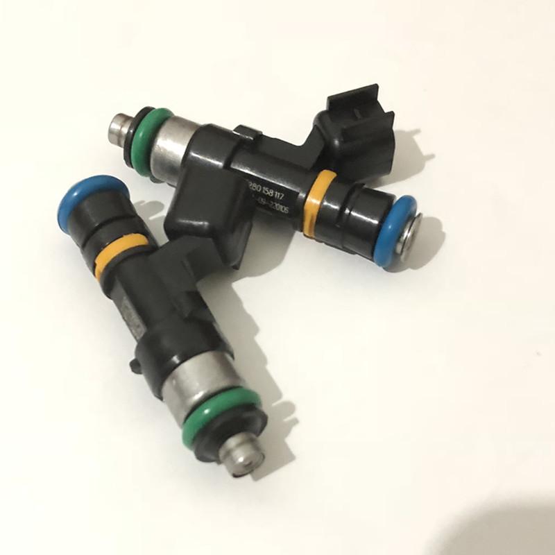 6x Top feed High performance 48mm ev14 1000cc E85  High impedance Flow matched fuel injector 0280 158 117 0280158117 for supar