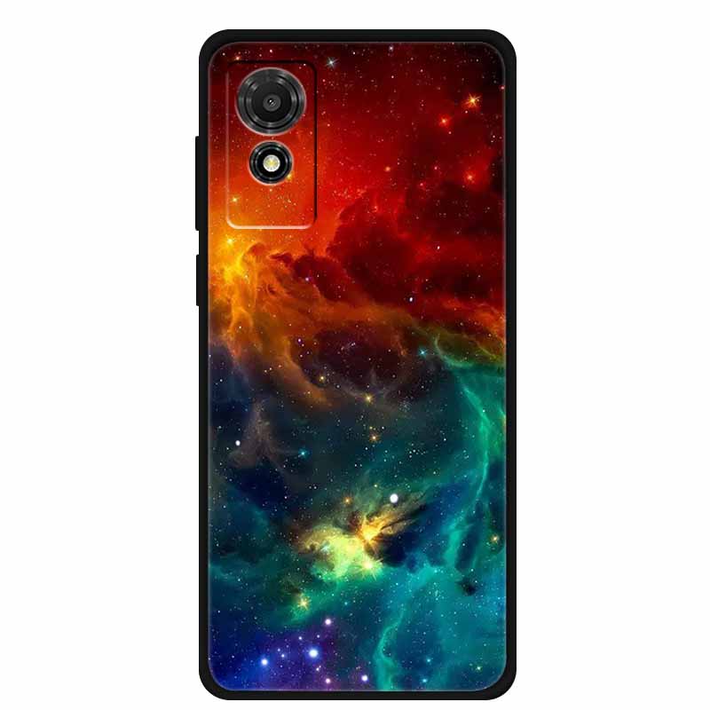 Etui na TCL 501 2024 Miękkie Etui Silikonowy Tylny Pokrowiec na TCL T433D Ochronna Obudowa Etui na TCL 501 Etui Kreskówkowe Zwierzątko TCL501