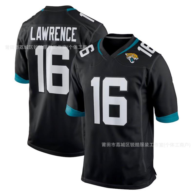 Jacksonville Jaguars NFL Maglia Travis Hunter 12 Rete Traspirante Ricamata Uniforme da Football Americano Uomo
