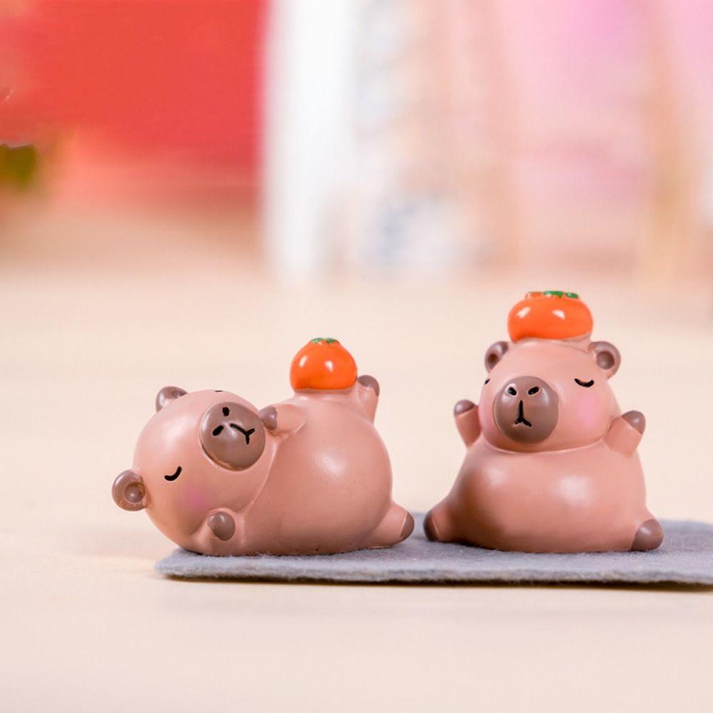 3D Capybara Action Figures Cute Capybara Figurine Simulation Capybara Model  Christmas Gift