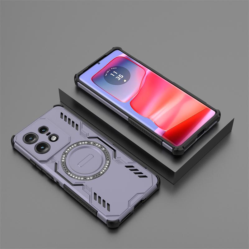 For Motorola Edge 50 Pro Magnetic Adsorption Wireless Charge Cover Moto Edge50 Ultra 50 60 Fusion Case For Moto Edge 50 Pro Case