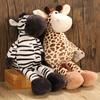 Cartoon 25-35cm Boy and Girls Pillow Cushion Ze-bra Plush Toy Ze-bra Plush Doll Ze-bra Stuffed Toy