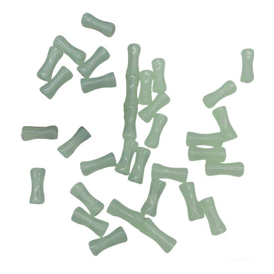 100Pcs Acrylic Bamboo Joint Beads Vintage Spacer Beads for DIY Jewelry Making Smooth Surface Unique Texture Beads for Bracelets Necklaces Earrings