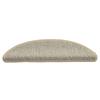 Self Adhesive Stair Mats Sisal Look 15 Pcs 56 X 17 X 3 Cm Light Green
