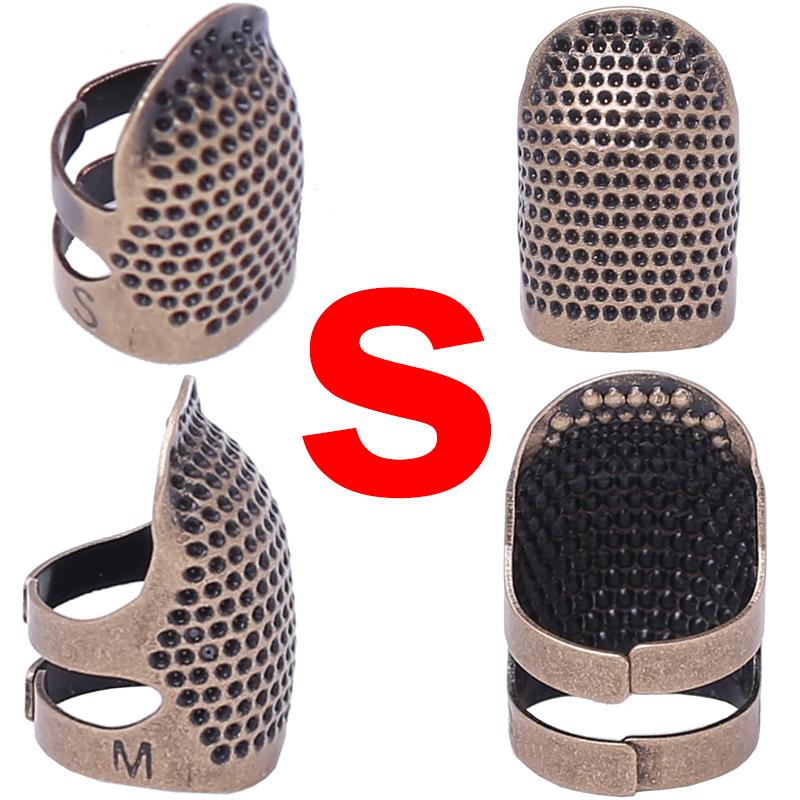 

Metal Adjustable Sewing Thimble Sewing Finger Protection Cover Thimbles Cap Shield Ring Fingertip DIY Sewing Embroidery Tools 1pc