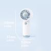 Small Handheld Fan Plastic Texture Suitable for Indoor-Green