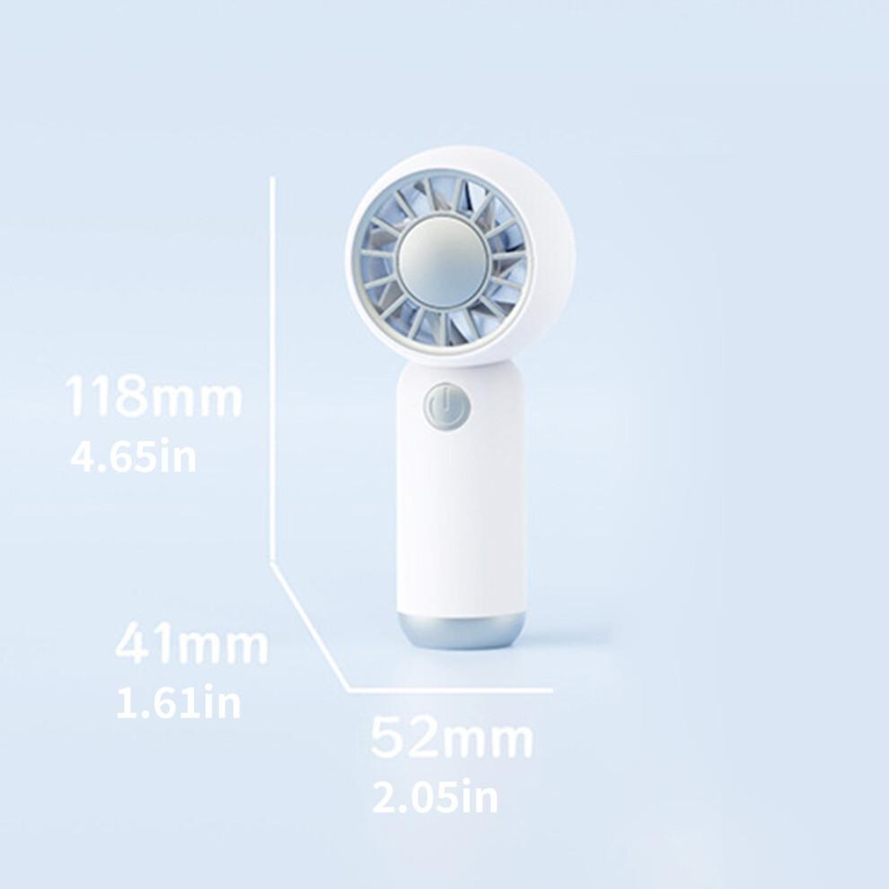 Small Handheld Fan Plastic Texture Suitable for Indoor-Green