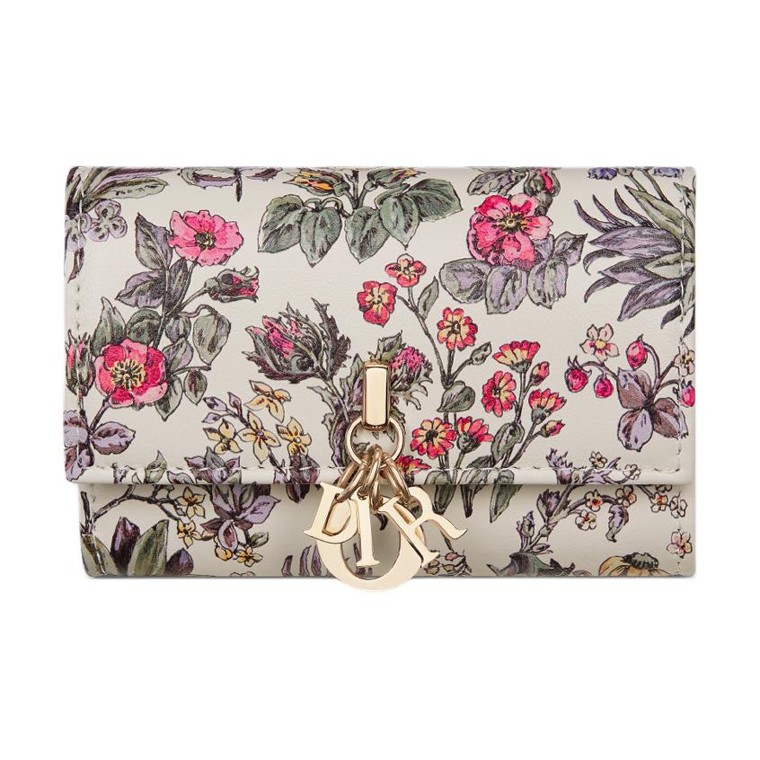 

Dior My Glycine Millefiori Pattern Leather Wallet Women Wallet Latte S0966OZCS-M941 Basic Set (Bag+Dust Bag)