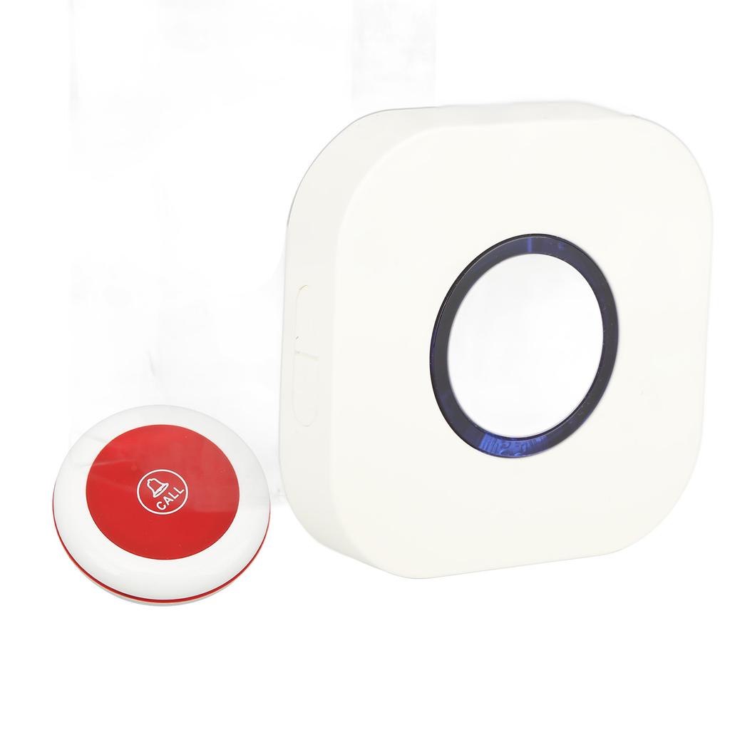 Emergency Caregiver Pager Wireless Call Button Nurse Alert System for Home Elderly Patient EU Plug