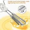 Convenient Rotary Kitchen Baking Hand Held Whisk Mixer Egg Beater Blender Cooking Tool