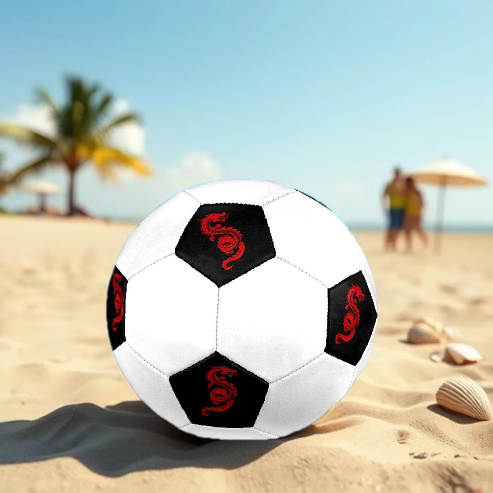 1PC Dragon Symbol Soccer Ball Size 5 Football Machine Sewn Indoor/Outdoor Universal Football S13