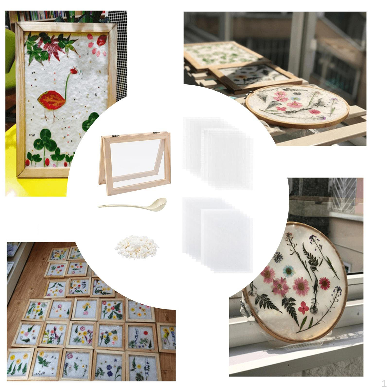 

Рамка для виготовлення паперу. Набір для виготовлення паперу. Екрани з сітчастою тканиною