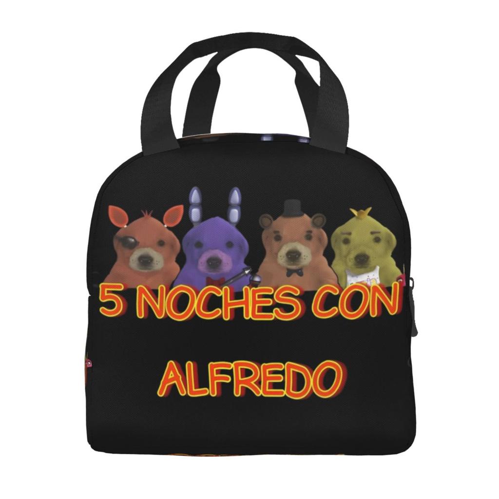 FNAF At Freddys Product Insulated Lunch Bag For Picnic Food Storage Bag Leakproof Thermal Cooler Lunch Boxes