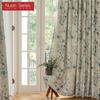 1PC Nuan Series 70-80% Blackout, Hand Painted Green Plant Printed Curtains, American Pastoral Style Curtains for Bedroom Living Room Home Decor