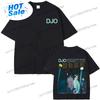 Djo Back On You Welttournee T-Shirts Joe Keery Neues Fans Geschenk T-Shirt Unisex Oversized Baumwolle Streetwear Sommer Lässiges Oberteil Schwarz