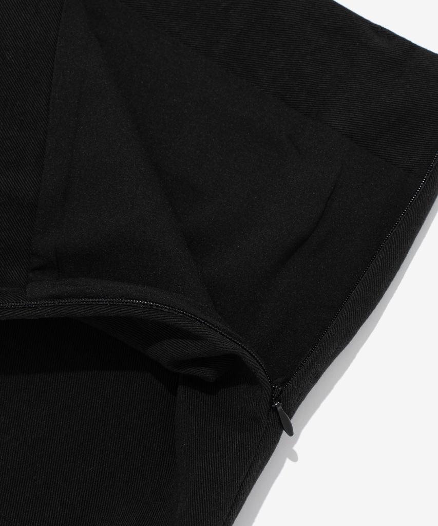 Seoul Apparel Low Mood Skirt Pants (Black)