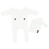 Newborn Photo Shoot 2-Piece Set: Knit Romper + Long-Tail Hat—European & American Style Outfit for Newborn Photography,Soft&Cute!
