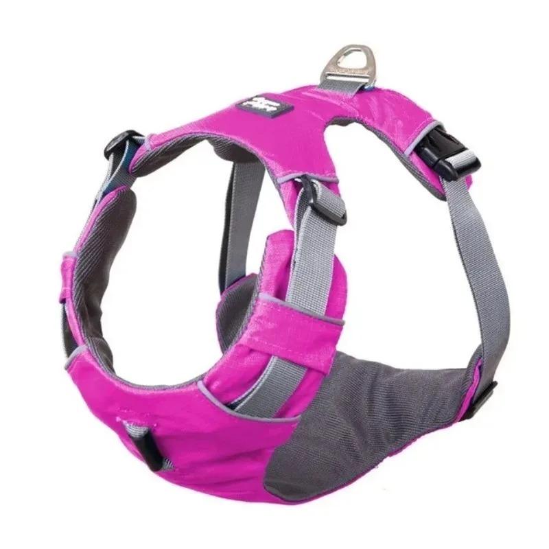 Heavy‑Duty Dog Harness Set Soft Padded Anti‑Pull Pet Vest Harness Adjustable for Small Medium Dogs Outdoor Walking Accessories