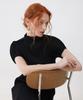 PLEATSMOOD Crocodile Half-Neck Pleated Blouse
