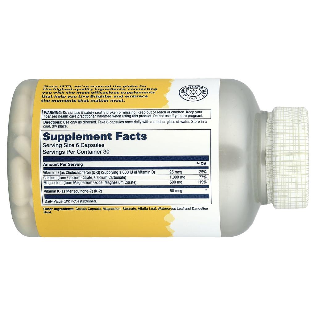 Calcium-Magnesium Citrate 2:1 Ratio, 180 Capsules