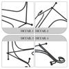 Home Kitchen Iron Bracket Iron Easel Photo Frame Stand