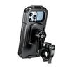 Waterproof Motorcycle Phone Holder Moto Bike Handlebar Mirror Mount for 4.7-6.8 Inch Cellphone Cycling Stand with Touch Screen