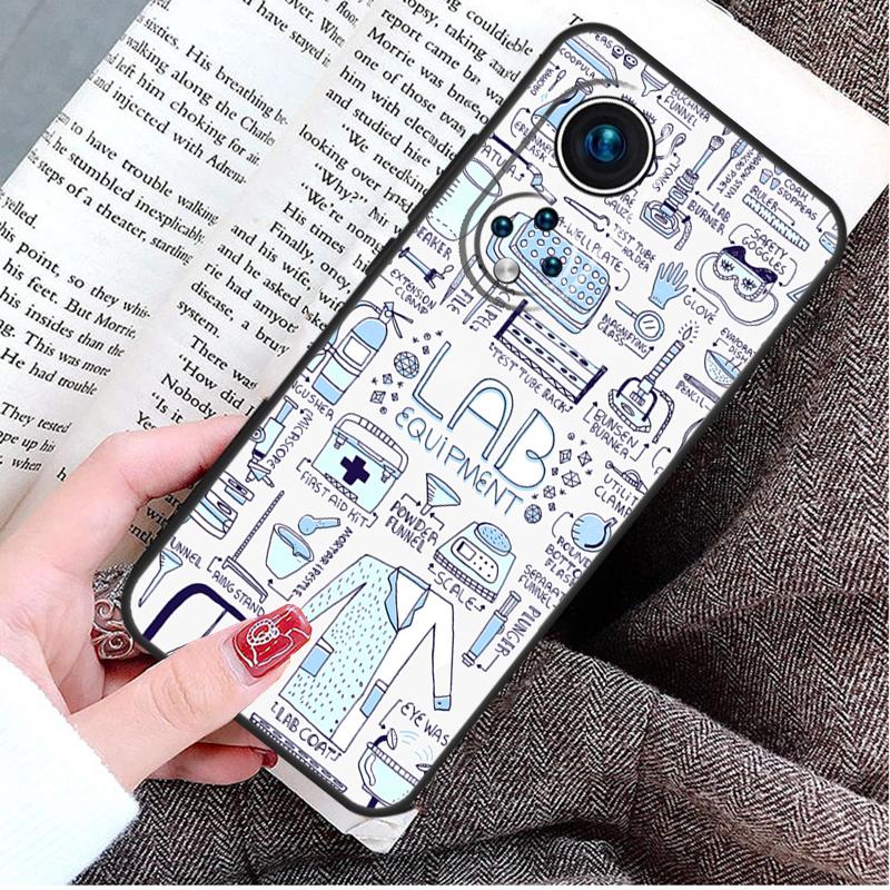 Science Chemistry Style Case For Honor Magic 8 6 7 Lite Honor 400 200 Pro 50 70 90 X8c X8b X9a X9c X9b X9d Win Cover