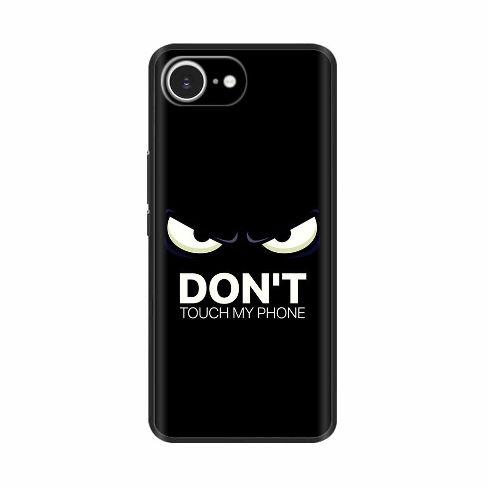 Silicone Phone Case For For iPhone 16E iPhone16E SE 2025 SE4 5G Soft Black Shockproof Shell Protection Back Cover Cases Coque