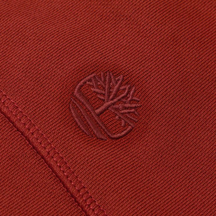 Timberland Round Neck Fleece Sweatshirt Men tops Burnt-Henna A69ZUEOD