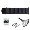 NEW 5V Foldable Solar Panel Charger USB Output Waterproof For Phone Power Bank Camping Hiking Emergency Outdoor 4