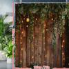 Rustic Charm with Fairy Lights Shower Curtain - Multi-Style Bath Decor, Perfect for Those Who Love Cozy and Practical Designs