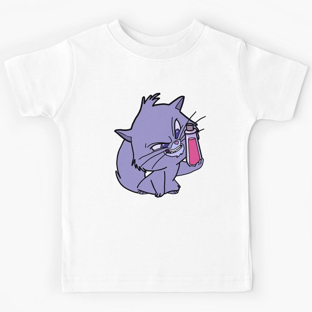 Yzma Cat With Poison Bottle  Kids T-Shirt 150
