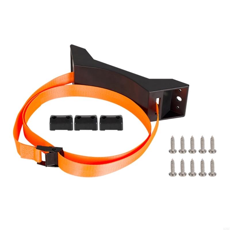 Adjustable Nylon Strap Gas Bottle Bracket for Caravans Ensures Safe Transport of Camping Gear Long Distance Road Trips