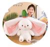 Strawberry Rabbit Plush Toy - Carrot Rabbit Cushion Doll, Perfect Children's Day Gift for Girlfriend