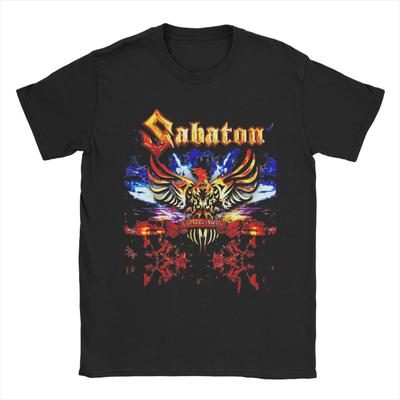 Mens Womens S-Sabatoned Trending Cool Gifts Metal Band  Shirt Cotton Graphic Tee Shirts  Top Clothing