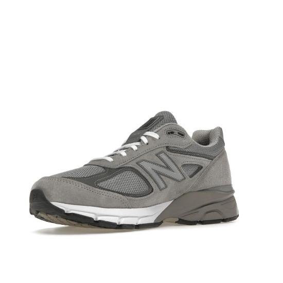 New Balance 990v4 Made In USA Grey Silver Unisex Sneakers U990GR4